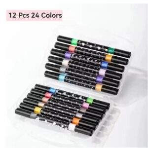 MA-GLI1 MARCADOR BRILLO 12PCS 24 COLOR