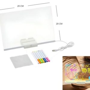 PIZARRA MAGICA 20X20 C/LUZ LED