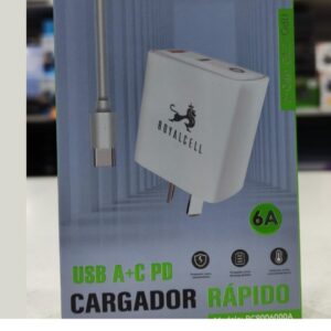 cargador royalcell 6a tc 55w