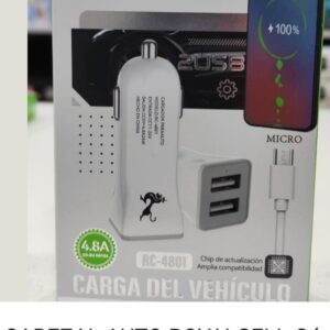 cabezal auto royalcell con cable v8 4,8 A