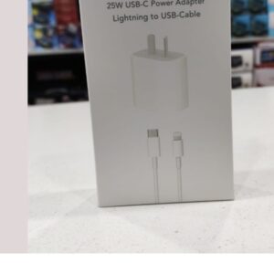 cargador iphone lighting 25w con cable iphone a tipo c