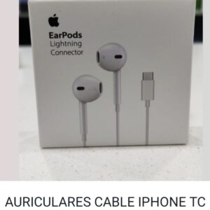 auricular iphone con cable tipo c