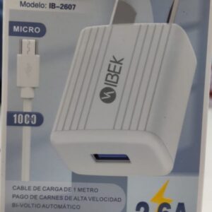 cargador ibek 2,6 A v8