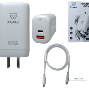CARGADOR YCABLE 45W+ 20W ( POCO STOCK)