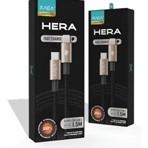 CABLE TIPO C A LIGHTNING – HERA – XAEA -dorado le