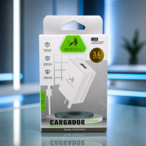 cargador royalcell 3.4 amp usb tc le