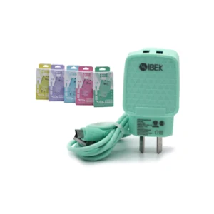Cargador ibek 4.8 amp v8 micro usb le
