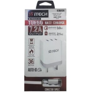 Cargador aitech 7.2 turbo power v8 micro usb le